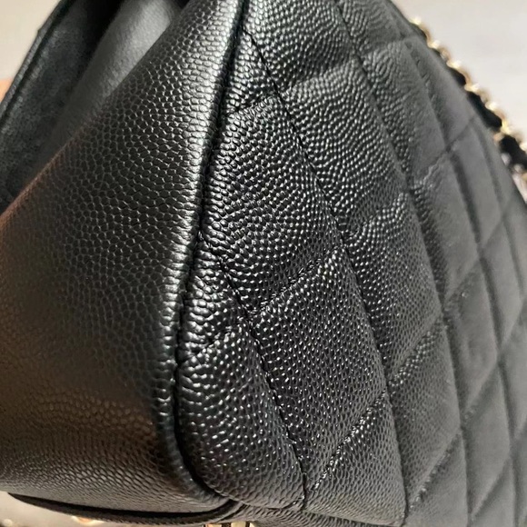 Chanel Paris blk caviar business Affinity shoulder medium top handle classic bag - Picture 16 of 16